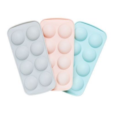 Eiswürfelform aus Silikon Alice Ball Rosa Ambition