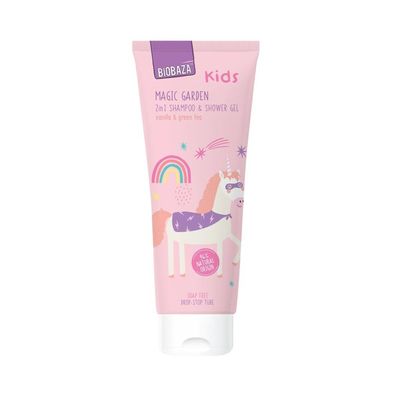 Melem Kids 2-in-1 Body & Hair Magic Garden ? Sanftes Duschgel & Shampoo
