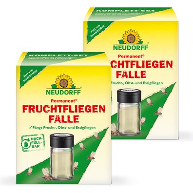2 x Neudorff Permanent® FruchtfliegenFalle, 1 Stück
