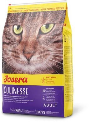 Josera Culinesse 10kg Katzen Trockenfutter Lachs Geflugel Anti Hairball Glanzfell