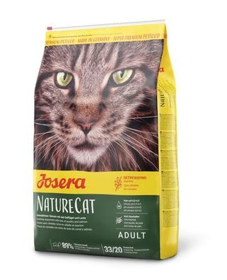 Josera NatureCat 10kg Katzen Trockenfutter Getreidefrei Geflugel Lachs Anti Hairball