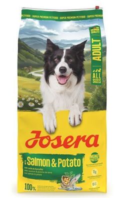 Josera Salmon Potato 12,5kg Getreidefrei Hundefutter Trockenfutter Lachs Kartoffel