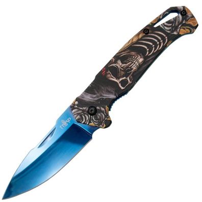 Third Blue Demon Taschenmesser, Nagelhau, Hosenclip