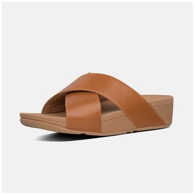 FitFlop Damen Sandalen Lulu Cross Slide Sandals Leather K04