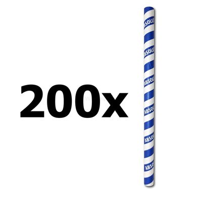 Absolut Vodka Cocktail Longdrink Strohhalm - 200er Packung