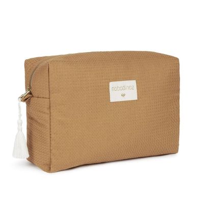 Nobodinoz Diva Wasserdichte Schminktasche Caramel
