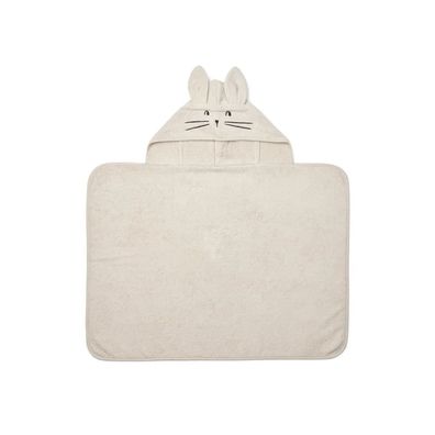 Liewood Baby Kapuzenhandtuch Vilas Hase Sandfarben