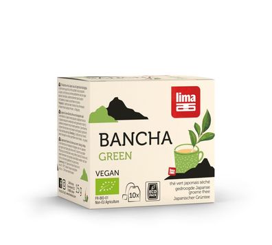 6x Lima Green Bancha Grüner Tee Beutel 10x1,5g