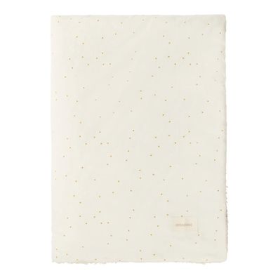Nobodinoz Stories Babydecke 70x100 cm Honig Punkte Bio-Baumwolle