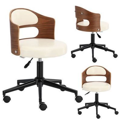 Kosmetikhocker Friseurstuhl Hocker Sattel SPA mobil beige