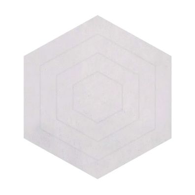 Lilipinso Teppich Hexagon graublau