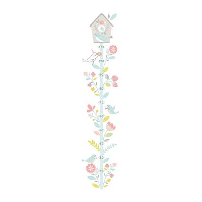 Lilipinso Messlatte Vogelhaus pastell selbstklebend 128cm