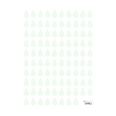 Lilipinso Wandsticker Tropfen mint