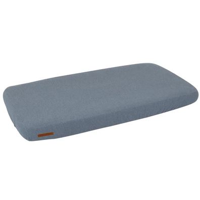 Little Dutch Spannbettlaken Baby Pure Blue 60x120 cm