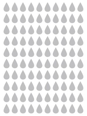 Lilipinso Wandsticker Basics Tropfen, Farbe: grey