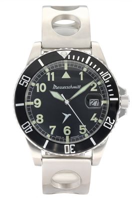 Messerschmitt Herrenuhr Flieger x Taucher Stahl/Schwarz ME-98294SQ-RS