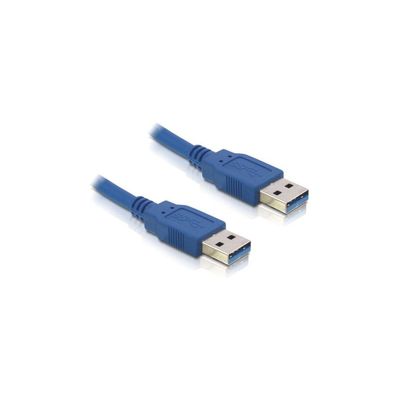 DELOCK USB3.0 Kabel A -> A St/St 0.50m blau