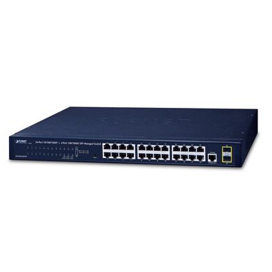 PLANET 24-Port Layer 2 Managed Gigabit Ethernet Switch
