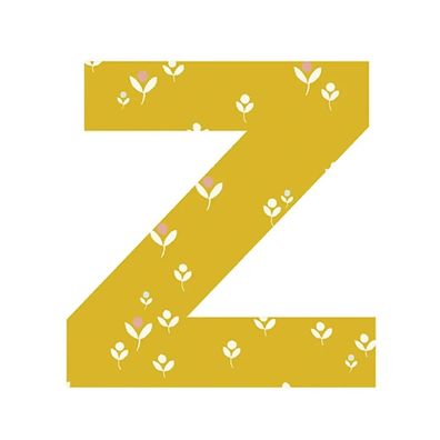 Lilipinso Sticker Buchstabe geblümt Z