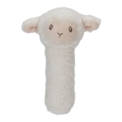 Little Dutch Greifling Schaf Rassel - Little Farm Stoff-Babyrassel 0M