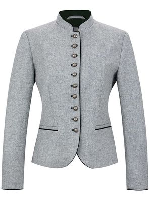 Trachtenjacke Leandrine silbergrau