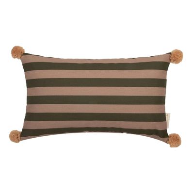 Nobodinoz Majestic Kissen GREEN TAUPE 30x50cm Baumwolle