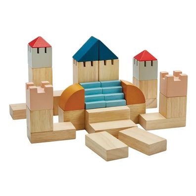 Bunte Holz Bauklötze – Pädagogisches Kinder Spielzeug