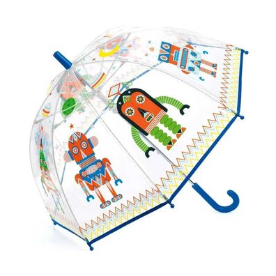 Djeco Kinder Regenschirm Roboter 70x68 cm