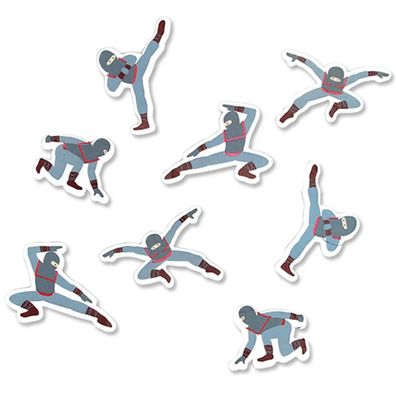Ava & Yves Tischkonfetti Ninjas