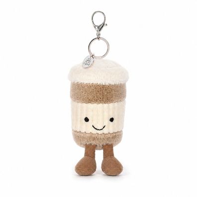 Jellycat Amuseables Perkle Coffee Taschenanhänger Plüsch Bag Charm