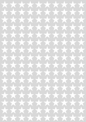 Lilipinso Wandsticker Basics kleine Sterne, Farbe: white