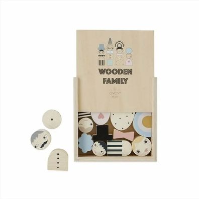 OyOy Wooden Family Bausteine