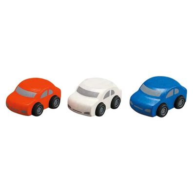 Plan Toys Familienauto-Set Holz 3 Fahrzeuge ab 3J