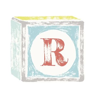 Lilipinso Sticker Buchstabe auf Spielwürfel R