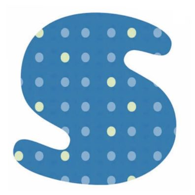 Lilipinso Sticker blau Buchstabe s