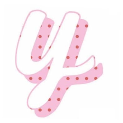 Lilipinso Sticker rosa Buchstabe y