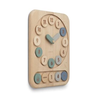 Liewood Lernuhr "Yelena" Holz blau