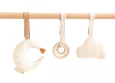 Nobodinoz Babygym Spielzeug Himmel Bio-Baumwolle Ahorn