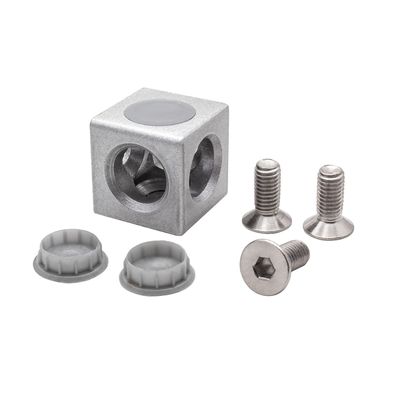KLAK 30 - 3-Wege Würfelverbinder Eck-Verbinder für Aluprofil 30x30