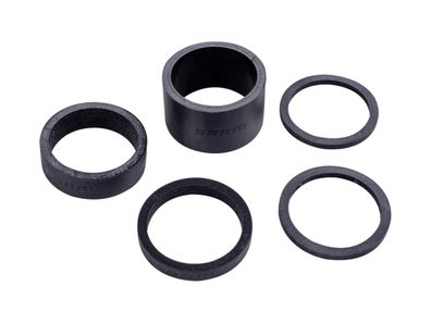 SRAM Spacer-Set SB-verpackt, aus Carbon für 1 1/8" mit schwarzem