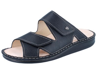 FINN Comfort Danzig Soft Herren Pantolette schwarz Glattleder