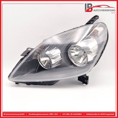 Scheinwerfer links Halogen 13252472 OPEL ZAFIRA B 1.7 CDTI AL Original