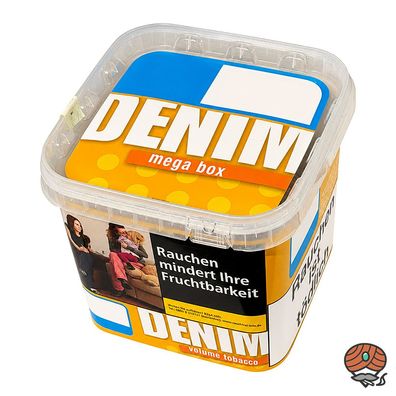 Denim Volumentabak Mega Box 210g Eimer