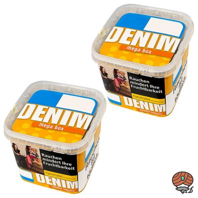 Denim Volumentabak Mega Box 2x 210g Eimer