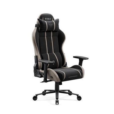 Gaming-Sessel aus Stoff in Schwarz und Beige: Diablo X-One 2.0 Camel Black Normal