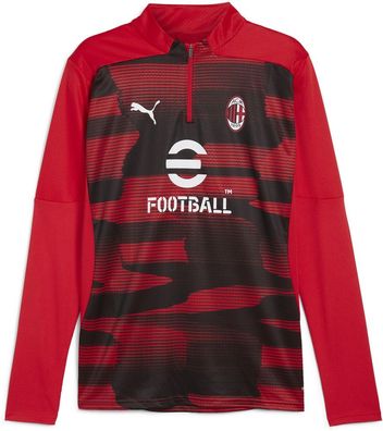 Puma Crew Sweatshirt ACM PreMatch 1/4 Zip Top 777714