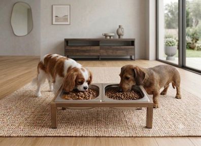 Futterbar Fressnapf Futternapf Katzen Hunde Hundebar Katzenbar Napfständer Napf Näpfe