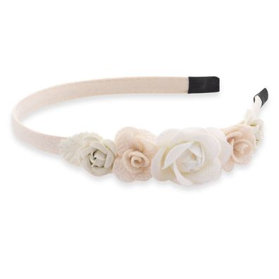 Dezentes lässiges Haarband mit Blumen