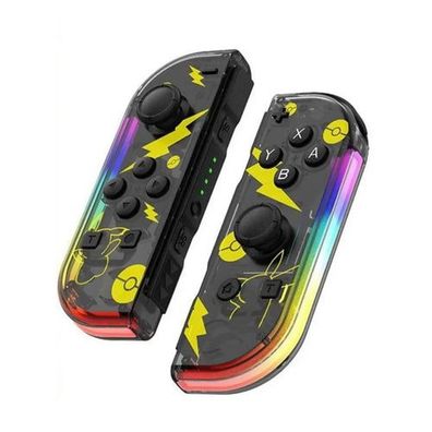 Joypad (L/R) kompatibel mit Switch, Gamepad Controller mit LED/Turbo/Wake-up/Screensh