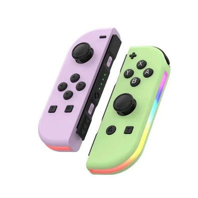 Joypad (L/R) kompatibel mit Switch, Gamepad Controller mit LED/Turbo/Wake-up/Screensh